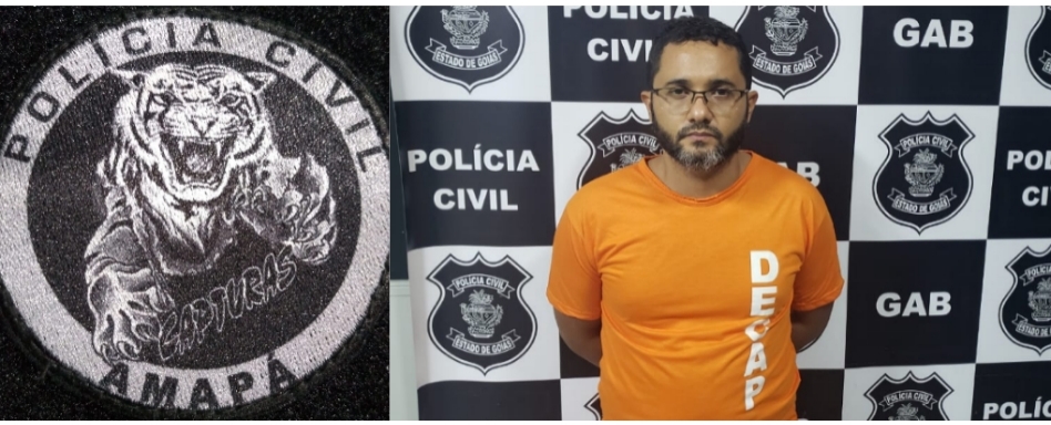 POLÍCIA CIVIL DO AMAPÁ INVESTIGA INTEGRANTE DE ASSOCIAÇÃO CRIMINOSA FORAGIDO E EFETUA SUA PRISÃO JUNTAMENTE COM A POLÍCIA CIVIL DE GOIÂNIA 